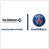 Vignette des logos De Dietrich et de l'équipe du PSG Handball