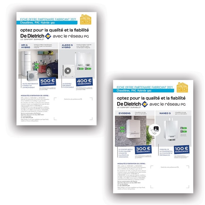 Les coupons de la quinzaine du gaz