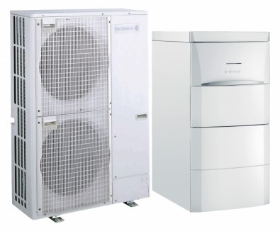 Pompes à chaleur air/eau split inverter Alezio Evolution avec préparateur eau chaude sanitaire intégré au MIV-4