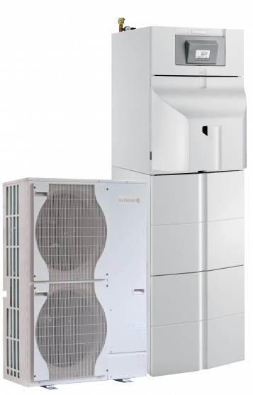 Pompes à chaleur air/eau hybride fioul à condensation au sol Alezio O hybrid pour chauffage et ecs