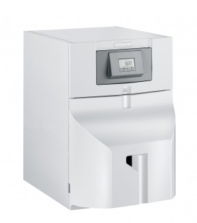 Chaudières compactes Neovo avec brûleur fioul soufflé intégré à condensation pour chauffage seul