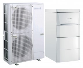 Pompes à chaleur air/eau split inverter Alezio Evolution avec préparateur eau chaude sanitaire intégré au MIV-4
