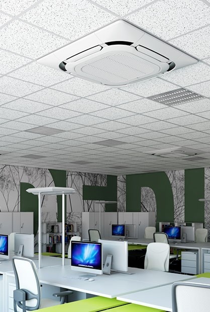 climatiseur cassette encastrable dans un plafond